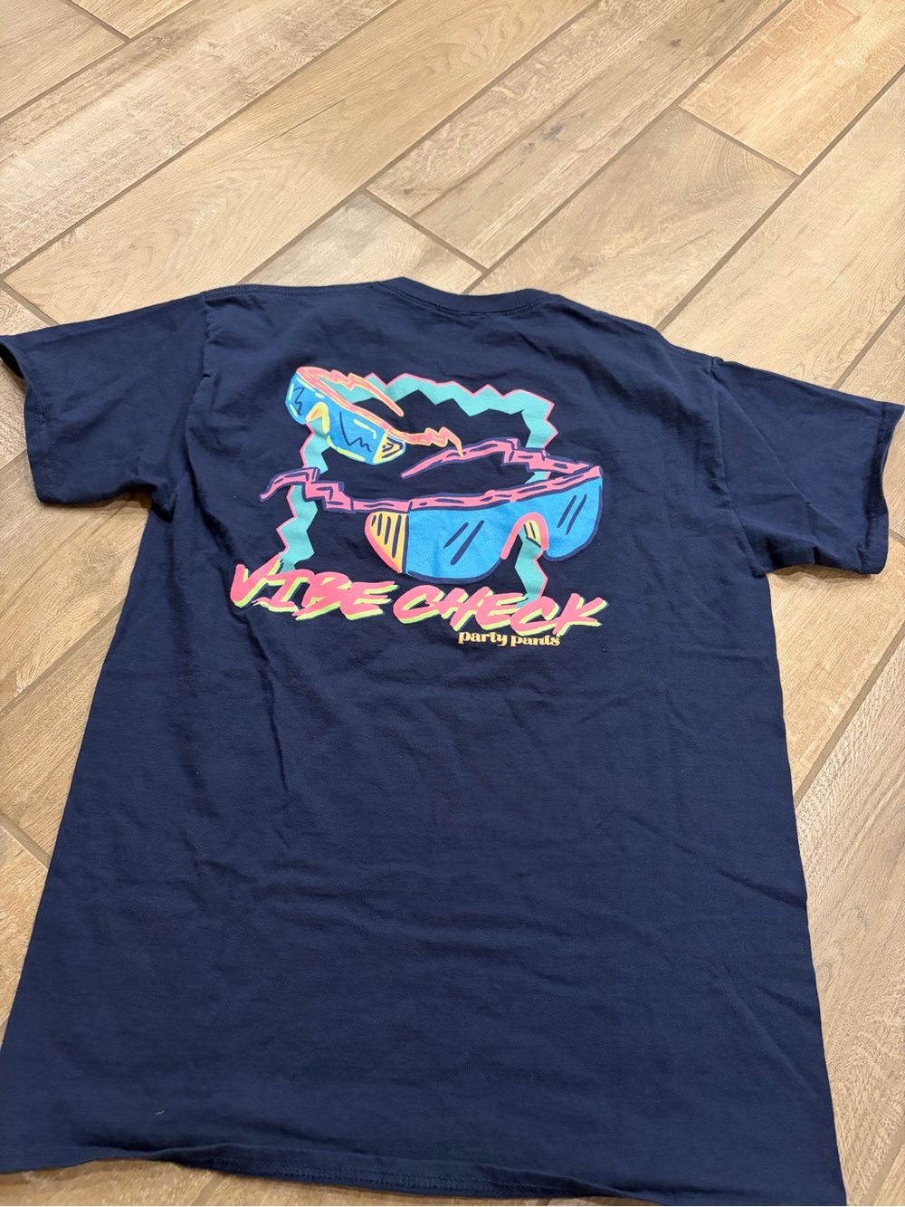 Party Pants men’s navy blue t-shirt medium